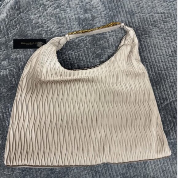 DKNY Donna Karan Designer Bellmore Cream Large Tote Bag NWT - Picture 1 of 6
